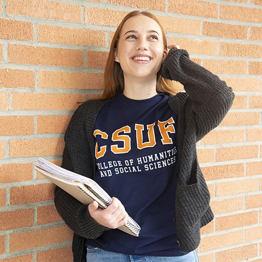 CSUF College of Humanities & Social Sciences Tee - Navy
